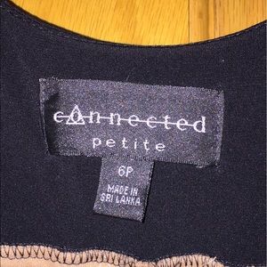 Black sleeveless cocktail dress