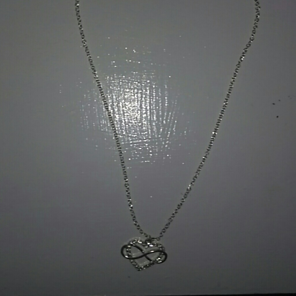 Infinity heart necklace
