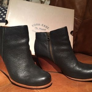 Kork Ease Black Bootie