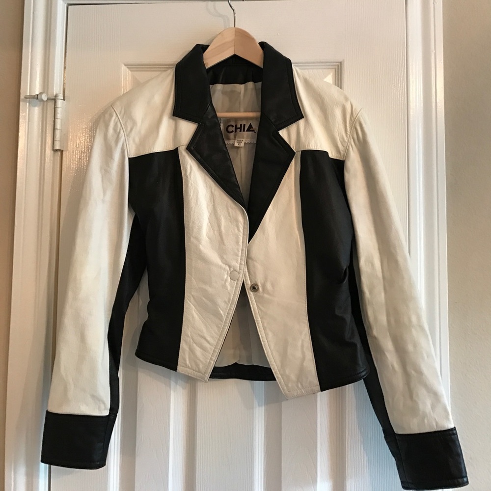 Vintage Leather Jacket XS
