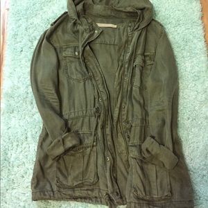 Olive green utility/army style jacket