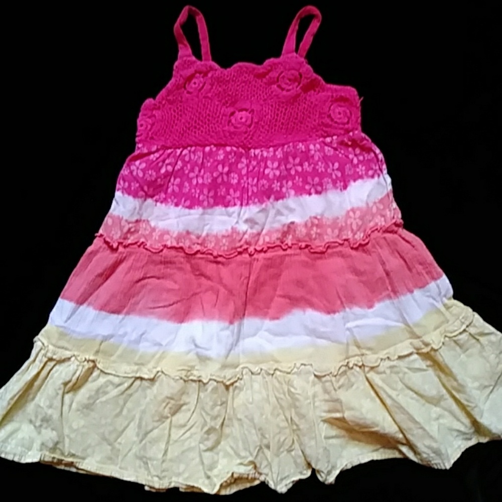 IZ Amy Byer sundress with crocheted yoke-size 5