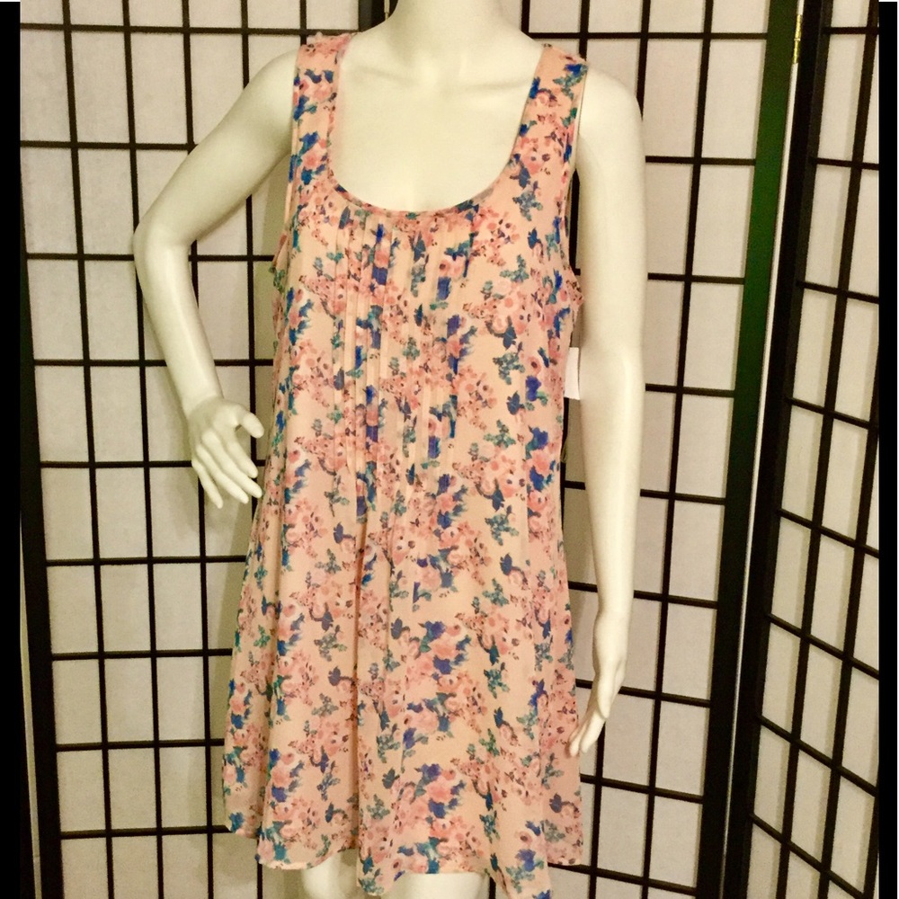 NWT As You Wish blush floral dress