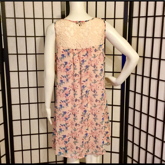 NWT As You Wish blush floral dress - Picture 2 of 6