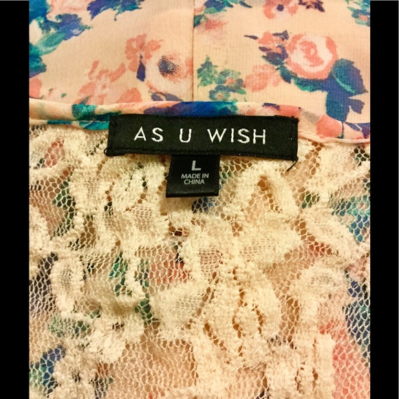 NWT As You Wish blush floral dress - Picture 6 of 6