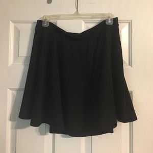 Black skater skirt