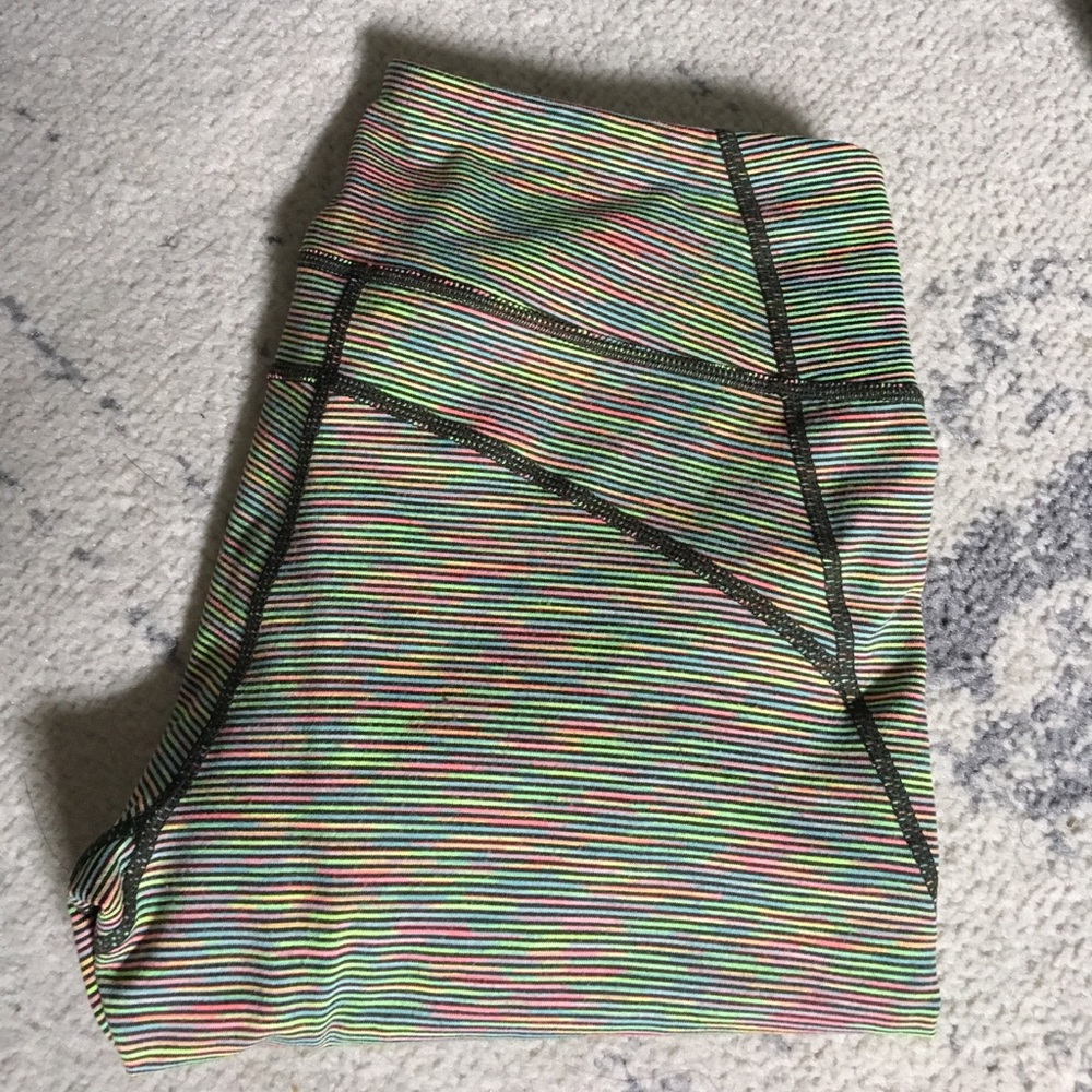 Zella neon print cropped leggings