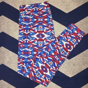 Lularoe TC Americana leggings