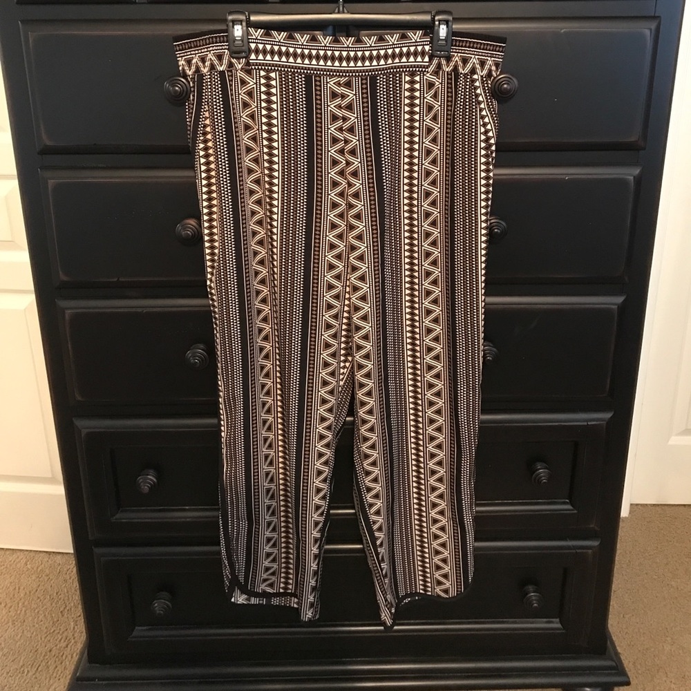 New silky Aztec pants