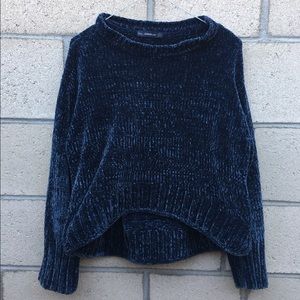 Zara full chenille sweater size small