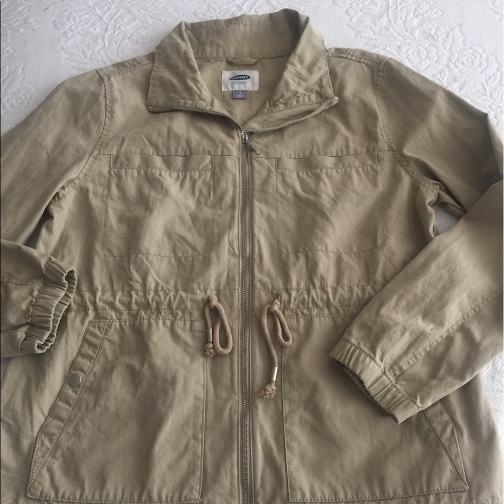 Old Navy Women's Khaki Field Jacket. NWT. Sz L