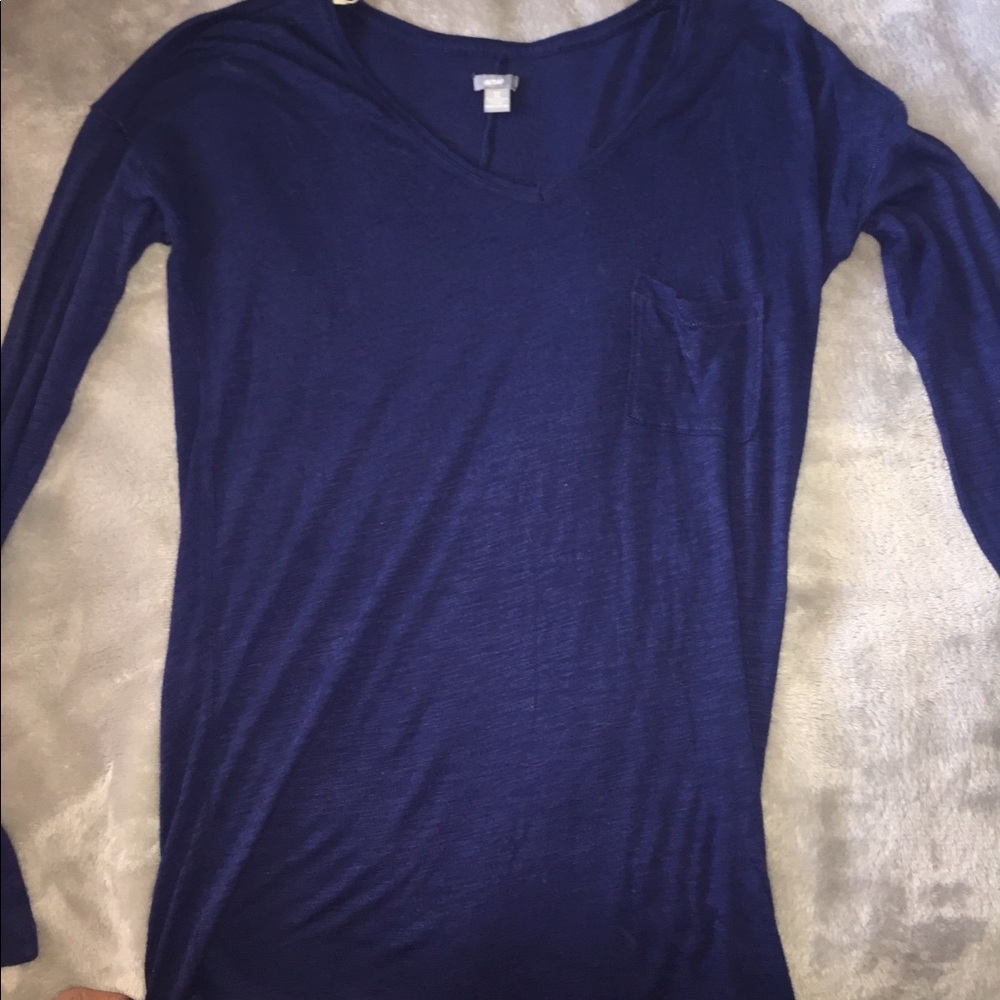 Sexy Dark Blue long sleeve shirt from Aerie
