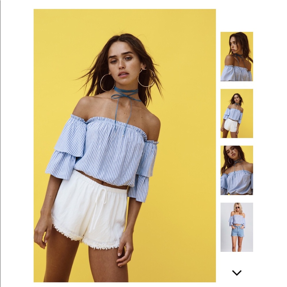 LAST 2! Off Shoulder Top - Picture 4 of 7