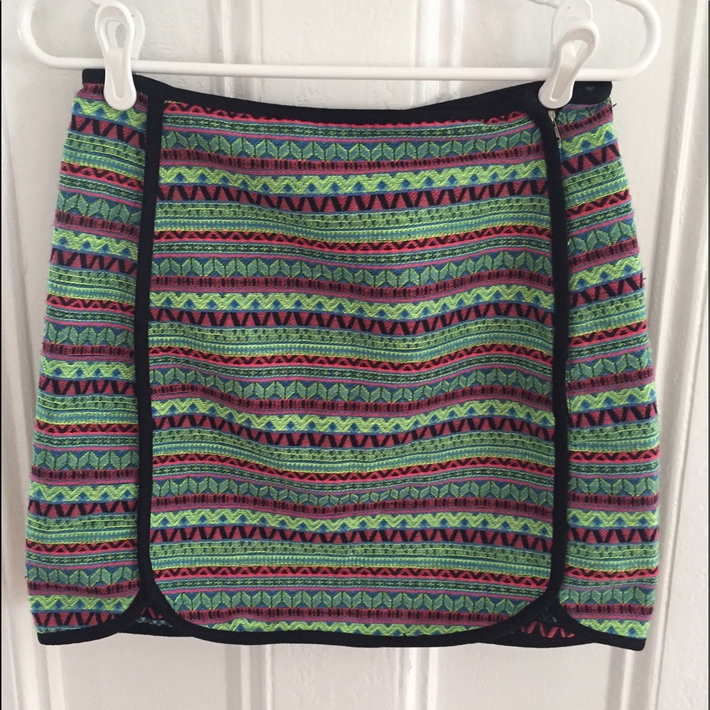 Vibrant, multicolored Blue Rain miniskirt