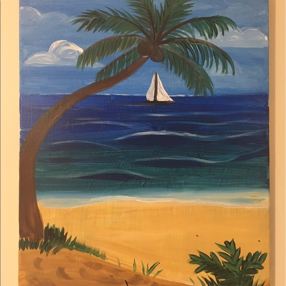 Island Beach Painting