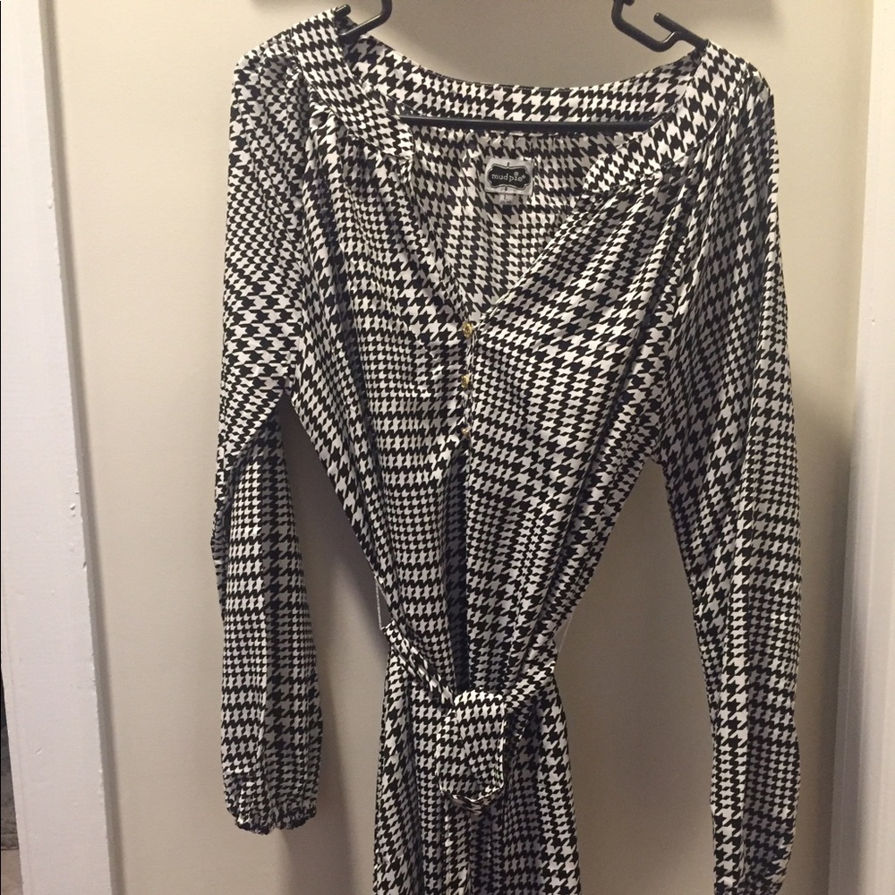 Mud-Pie Houndstooth Dress