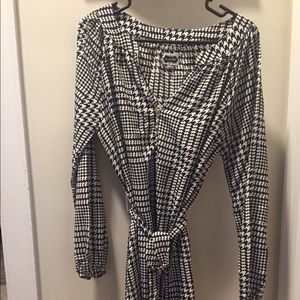 Mud-Pie Houndstooth Dress