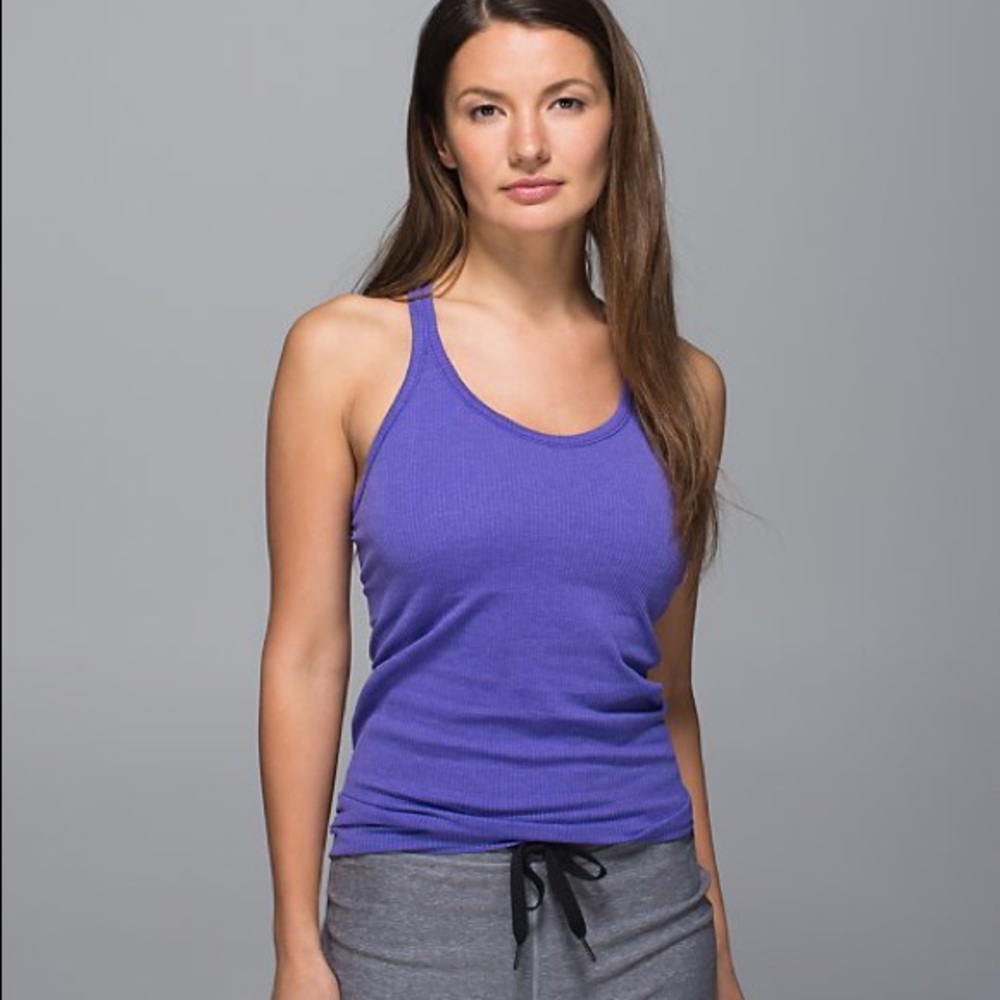 Lululemon Ebb To Street Purple Tank
