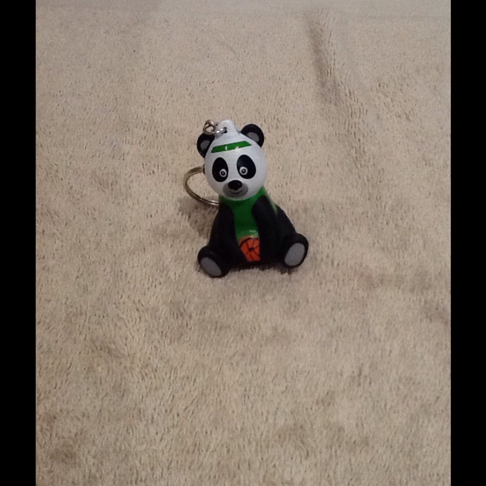 A panda keychain