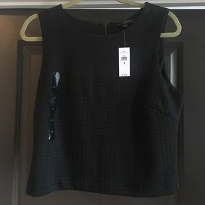 Banana Republic Black Cropped Shirt