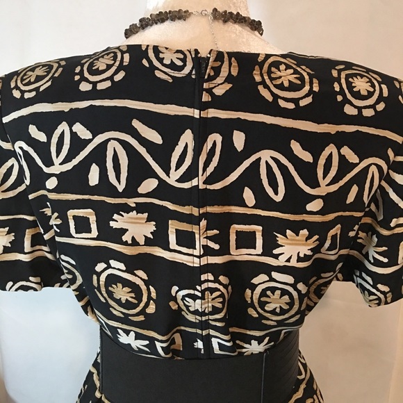 Vintage Maggy London Silk Dress by Kenneth Nolan - Picture 2 of 7