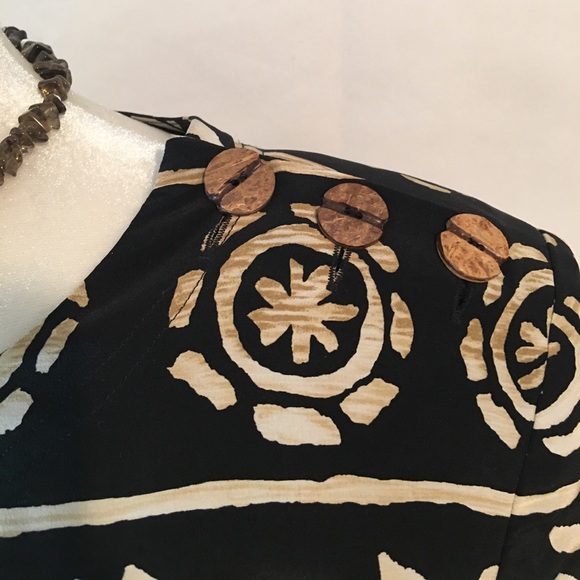 Vintage Maggy London Silk Dress by Kenneth Nolan - Picture 3 of 7