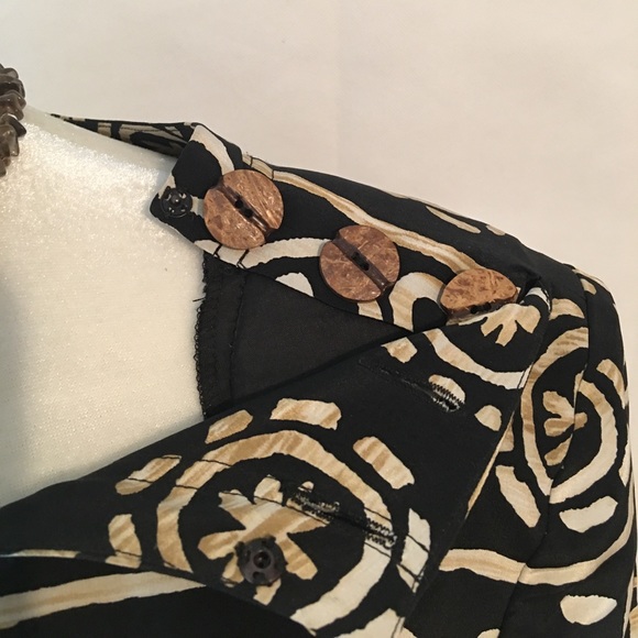 Vintage Maggy London Silk Dress by Kenneth Nolan - Picture 4 of 7