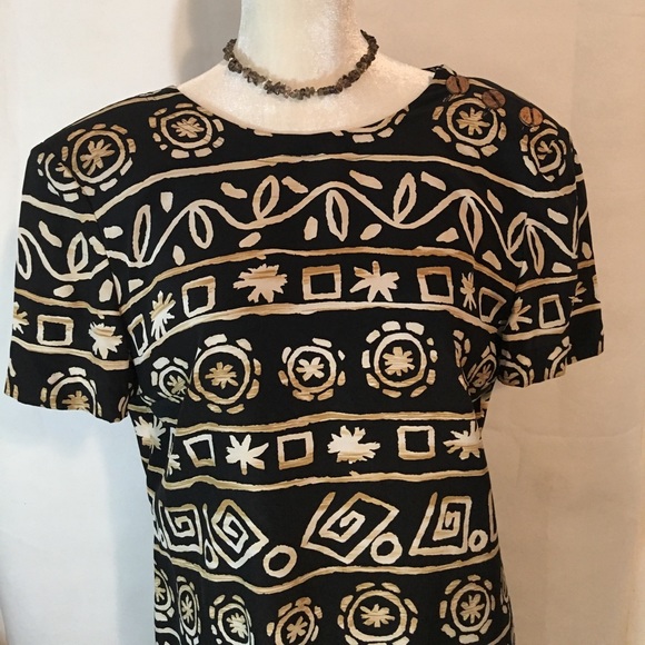 Vintage Maggy London Silk Dress by Kenneth Nolan - Picture 5 of 7