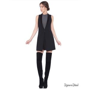 Alice + Olivia Mayson Long Shawl Collar Vest