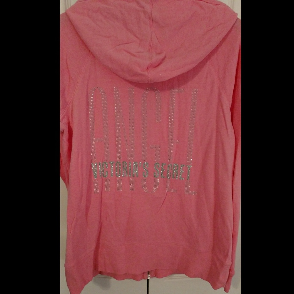 Light Pink VS Angels Hooded Zip-Up