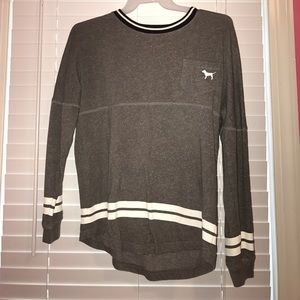 Vs pink sweater/long sleeve
