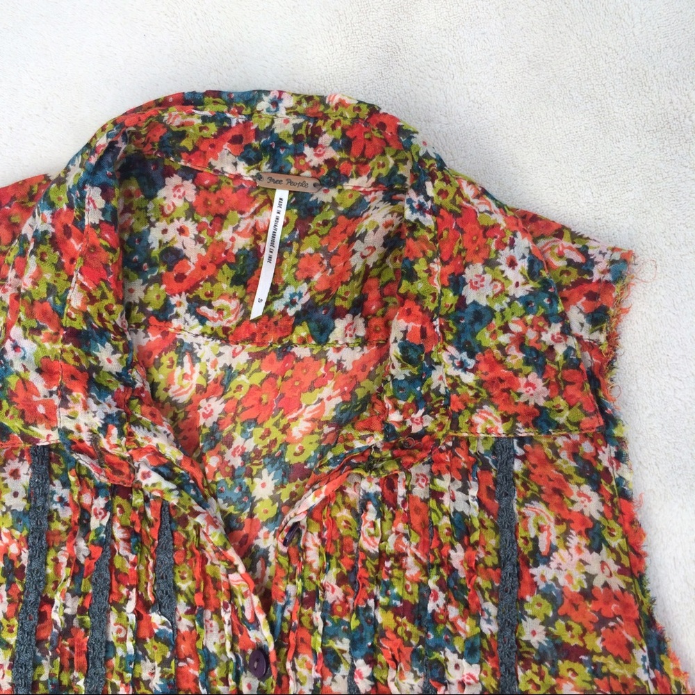SOLD Free People Floral Tunic