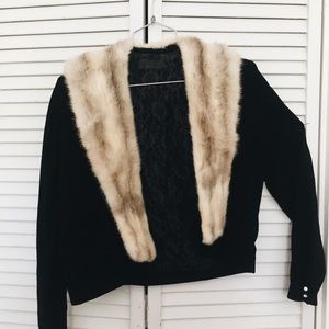 Cashmere Sweater FUR REMOVABLE!