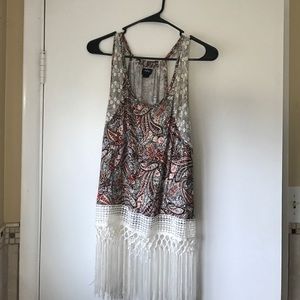Buckle- Gorgeous fringe top