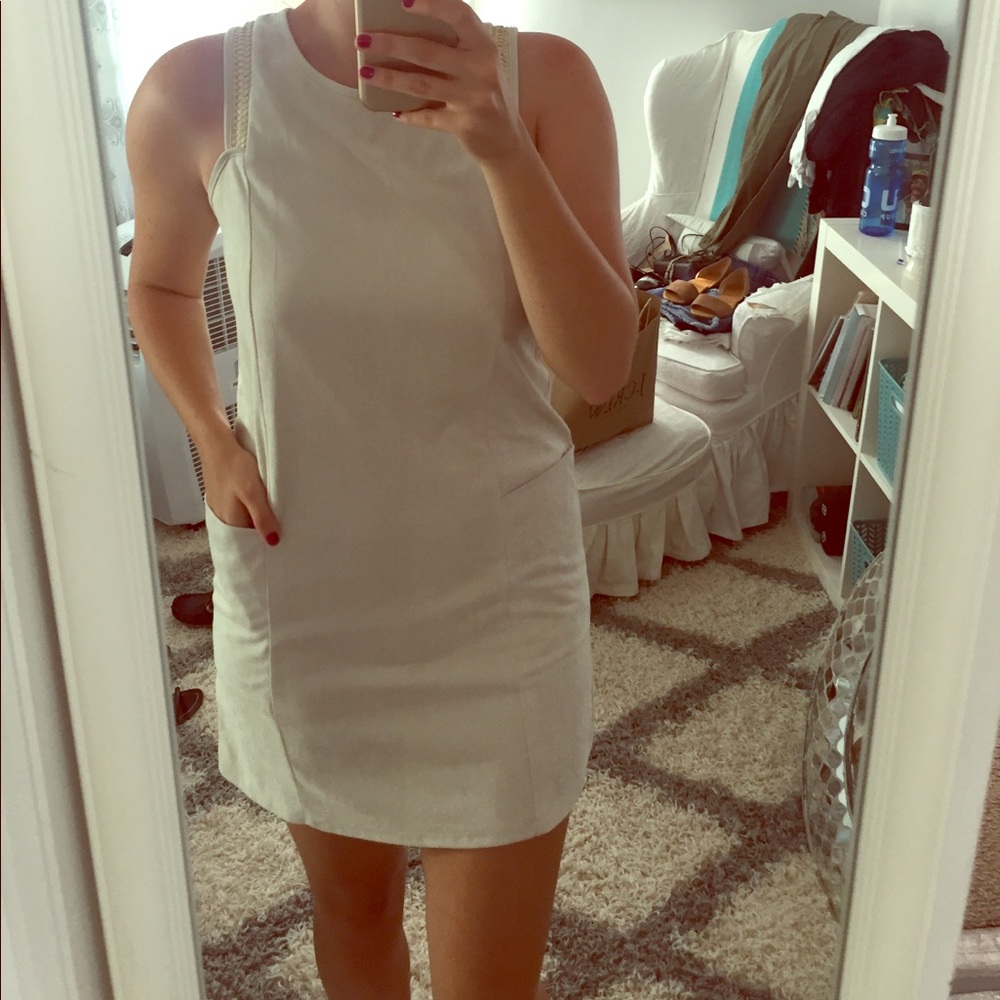 Monteau faux suede dress