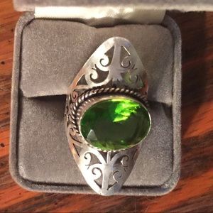 Beautiful Handmade Peridot Ring