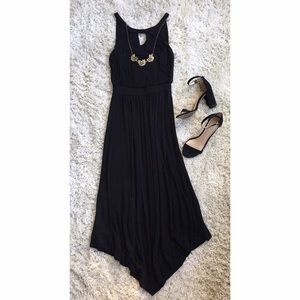 Soma Black Keyhole Maxi Dress