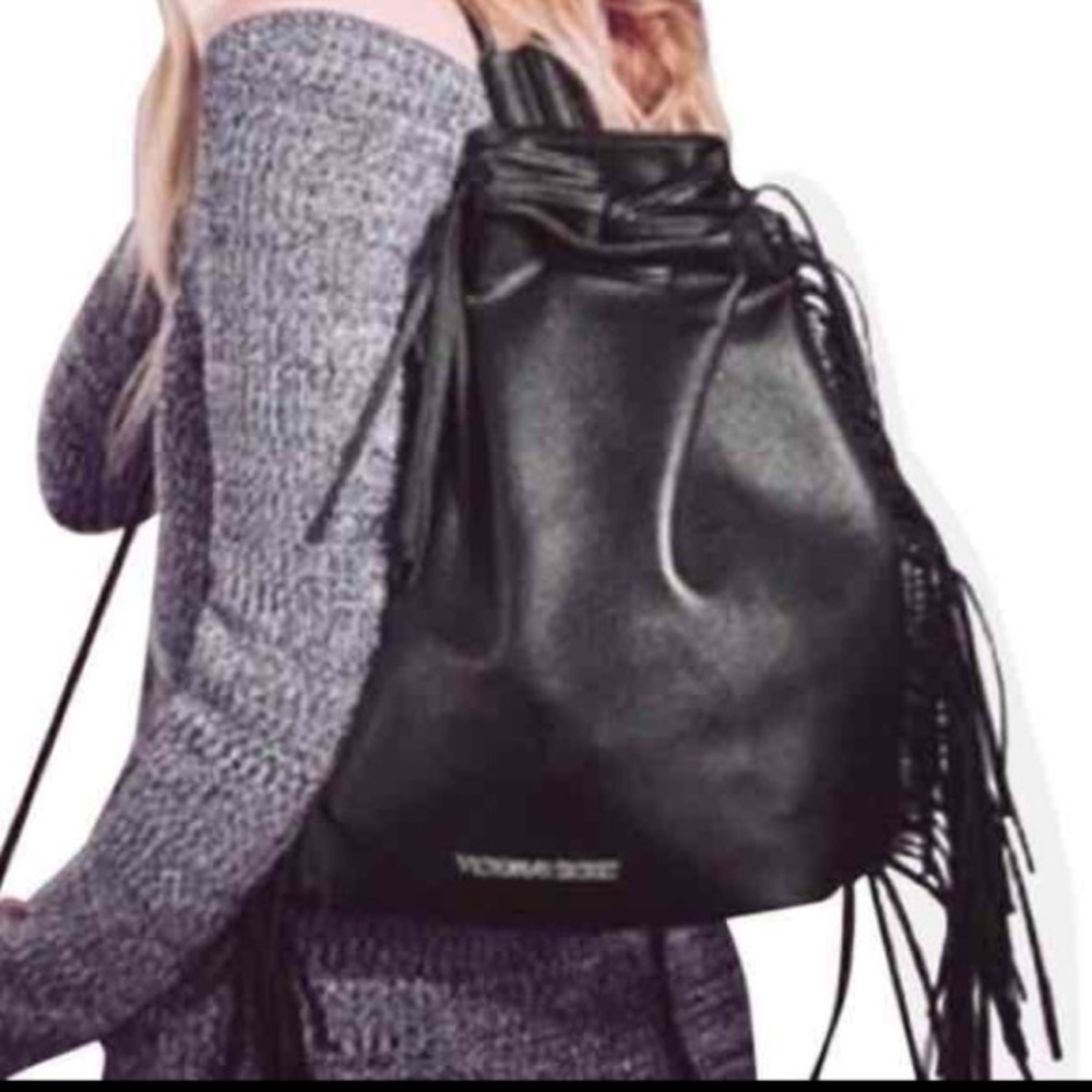 VSBlk Fringe mini backpack in GUC