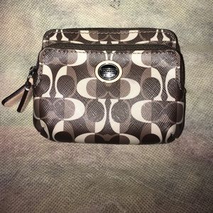 Brown Coach Wallet and Change Purse