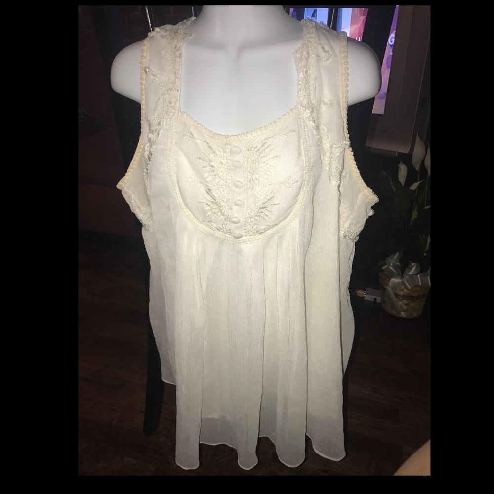 Beautiful cream tank