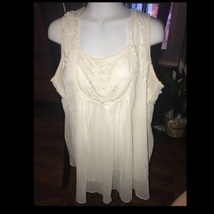 Beautiful cream tank