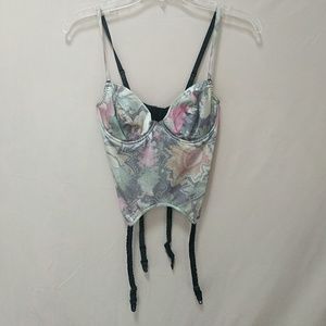 Vintage Floral Bustier
