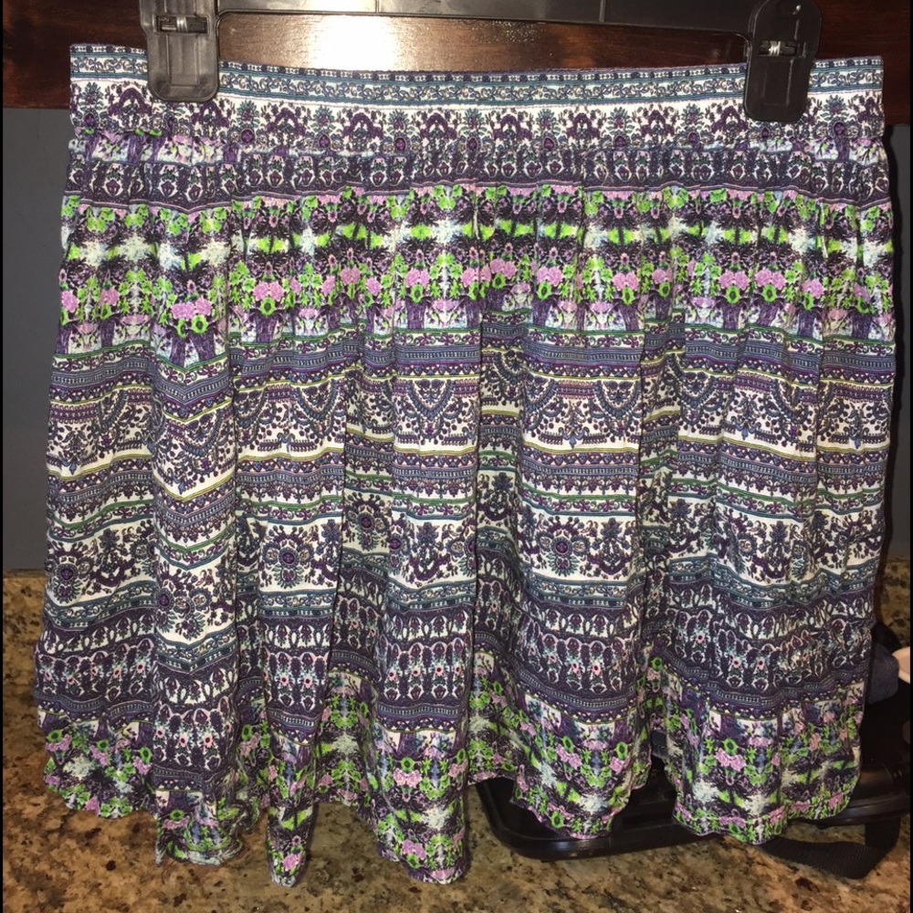 floral skirt