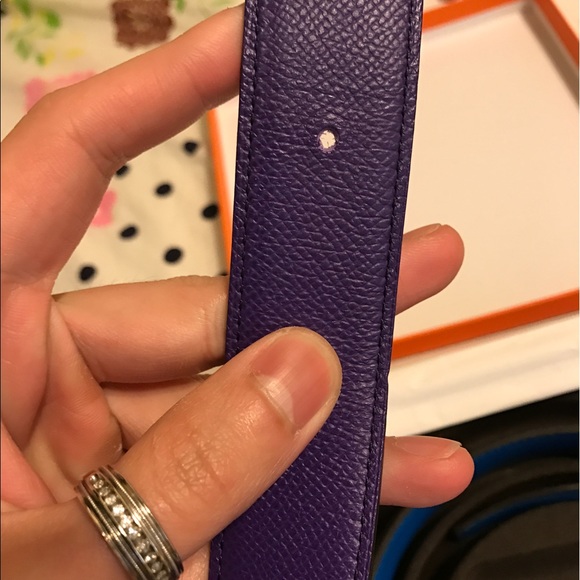Hermes belt unisex 90 2 way color strap main image 2
