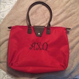 Red AXO Overnight Bag