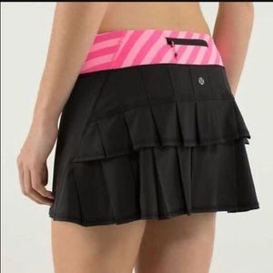 SALE Lululemon Pacesetter Skirt 2 Rare Pink Stripe