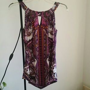 Purple INC sleeveless blouse (small)