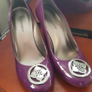 Sole Society Purple Wedges
