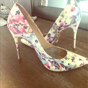 Schutz floral heels