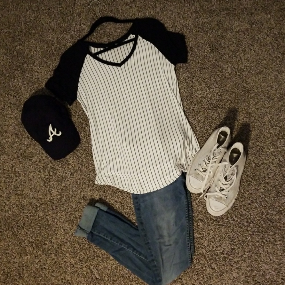 Black and white shirt